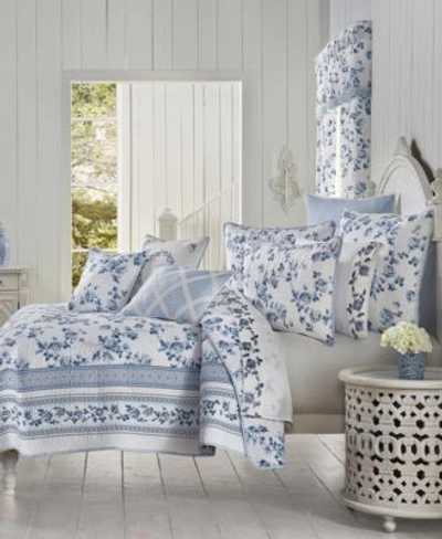 Royal Court Rialto Quilt Set Collection Bedding In French Blue