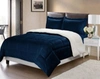 CATHAY HOME INC. ULTIMATE LUXURY REVERSIBLE MICROMINK SHERPA BEDDING COMFORTER SET COLLECTION
