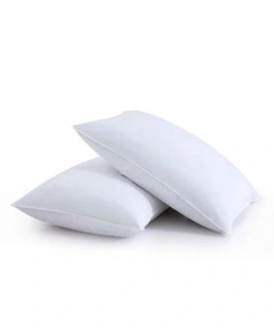 Unikome 2 Pack Goose Feather Down Bed Pillows In White