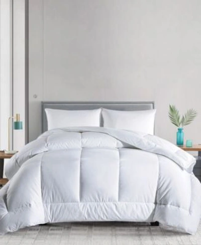 Unikome Quilted 400 Thread Count Cotton Down Alternative Comforter In White