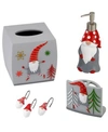 AVANTI GNOME WALK HOLIDAY RESIN BATH ACCESSORIES