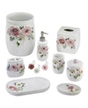 AVANTI SPRING GARDEN PEONY RESIN BATH ACCESSORIES