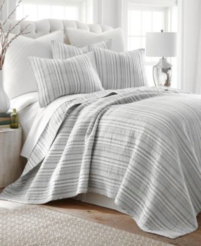 Levtex Home Bondi Stripe Gray Quilt Set In Grey