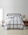 Cottage Classics Plaid Quilt Sets In White