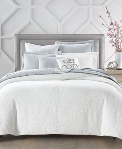 Charter Club Lace Medallion Cotton Sateen Shams Duvet Cover Sets Created For Macys Bedding In White