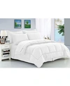 Elegant Comfort Dobby Stripe 8 Pc. Comforter Sets Bedding In Medium Red
