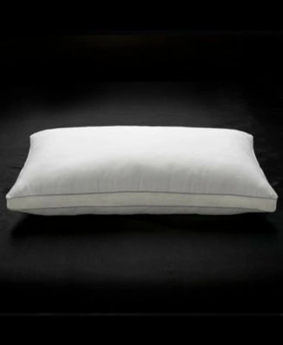 Ella Jayne Soft Plush 100 Cotton Quilted Chevron Gel Fiber Stomach Sleeper Pillow Collection In White