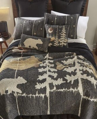 American Heritage Textiles Moonlit Bear Cotton Quilt Collection Bedding In Multi