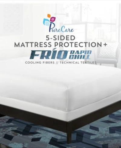 Pure Care Purecare 5 Sided Frio Mattress Protector Collection In White