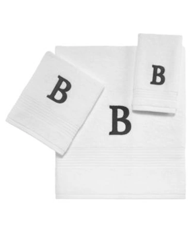 Avanti Block Monogram Initial Bedding In White H