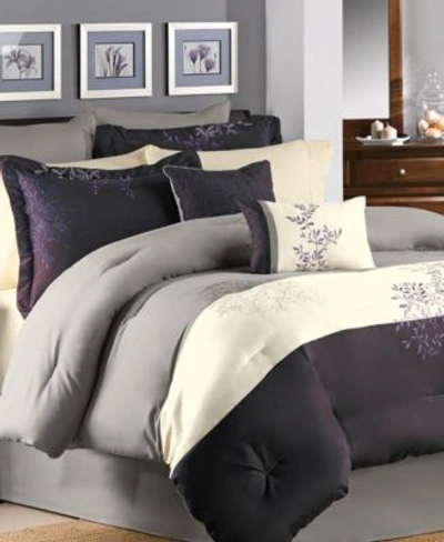 Riverbrook Home Murell 7 Pc. Comforter Sets Bedding In Plum