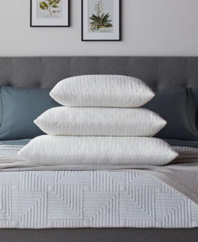 Lucid Dream Collection By  Customizable Fiber Shredded Foam Pillows With Zippered Inner Cover In White