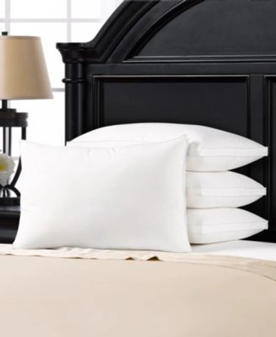 Ella Jayne Overstuffed Plush Medium Firm Gel Filled Side Back Sleeper Pillow 4 Pack In White