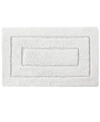 Cassadecor Signature 100% Cotton Bath Rug 20" X 32" In Charcoal