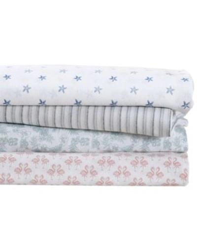 Tommy Bahama Home Tommy Bahama Washed Cotton Sheet Set Collection Bedding In Medium Pink