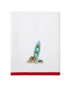 Avanti Flamingo Jingle Bath Towel Bedding In White