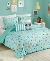 Urban Playground Raining Pom Pom Comforter Sets Bedding In Blue