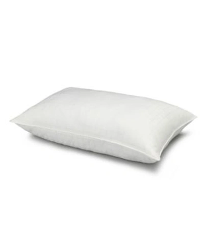 Ella Jayne Overstuffed Gel Filled 100 Cotton Dobby Box Shell Side Back Sleeper Pillow In White