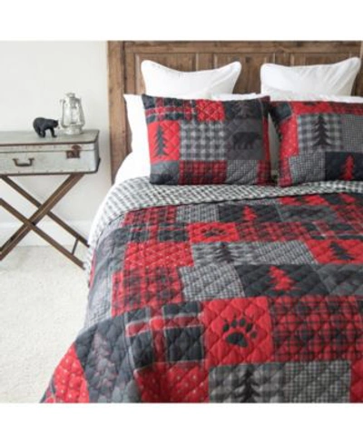 American Heritage Textiles Red Forest Quilt Collection In Multi