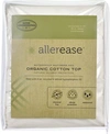 Allerease Organic Cotton Top Cover Waterproof Mattress Pads In White