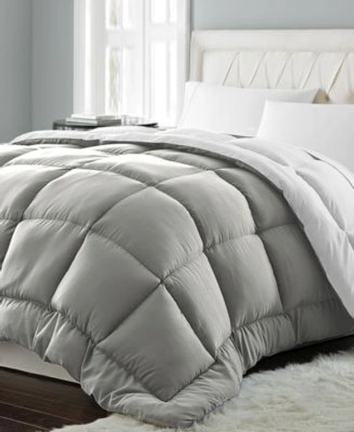 Blue Ridge 1000 Thread Count Pima Cotton Comforloft Down Alternative Comforter Collection In Grey