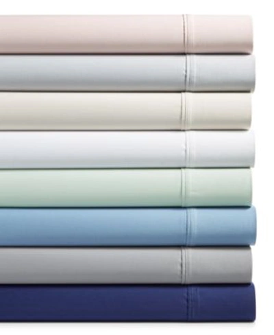 Sunham Ashford 1500 Thread Count Sateen 4 Pc. Solid Sheet Sets Bedding In Sky