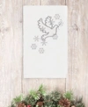 Linum Home Christmas Dove 100 Turkish Cotton Hand Towels Bedding In Sand