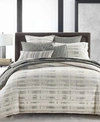 Hotel Collection Broken Stripe Duvet Covers Collection Created For Macys Bedding In Granite
