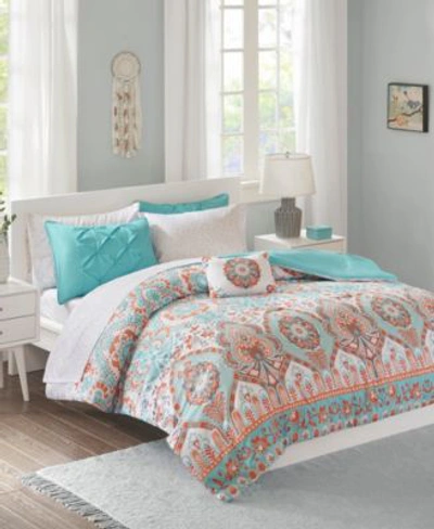 Intelligent Design Vinnie Comforter Sets Bedding In Aqua