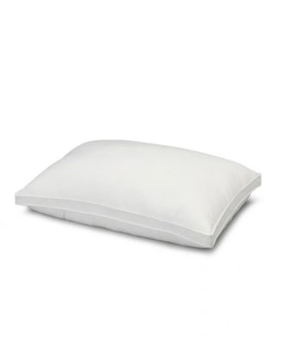 Ella Jayne Soft Plush Gusseted Soft Gel Filled Stomach Sleeper Pillow In White