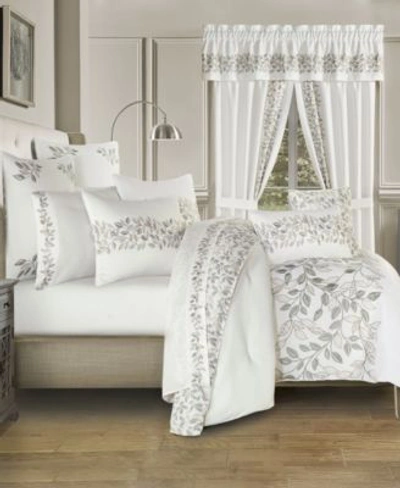 Royal Court Laurel Comforter Set Collection Bedding In White