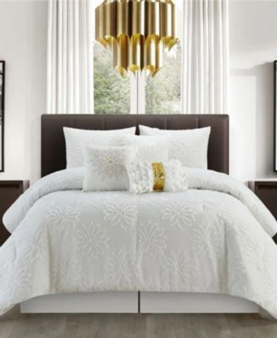 Stratford Park Allen Comforter Sets In White