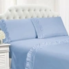 CATHAY HOME INC. CATHAY HOME RUFFLE HEM SHEET SET COLLECTION