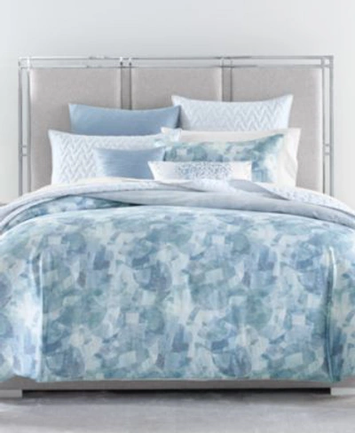 Hotel Collection Lagoon Duvet Cover Created For Macys Bedding In Sea Blue