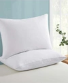 Unikome 2 Pack Goose Down Feather Bed Pillows In White