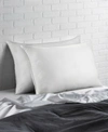 Ella Jayne Cotton Blend Superior Down Like Soft Stomach Sleeper Pillow Set Collection In White