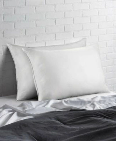Ella Jayne Cotton Blend Superior Down Like Soft Stomach Sleeper Pillow Set Collection In White