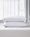 Martha Stewart White Feather & Down Medium/firm Lyocell-around 2-pack Pillows, Standard/queen In White