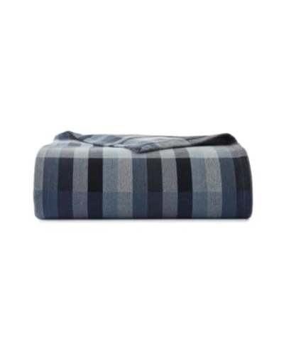 Eddie Bauer Windsor Stripe Blanket Bedding In Blue
