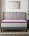 LUCID DREAM COLLECTION BY LUCID 3 LAVENDER MEMORY FOAM MATTRESS TOPPER COLLECTION
