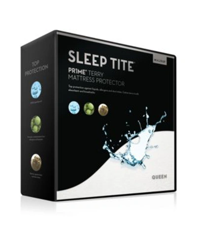 Malouf Sleep Tite Prime Mattress Protector Collection In White