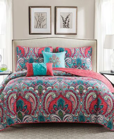 Vcny Home Casa Real Reversible Quilt Set Collection In Multi