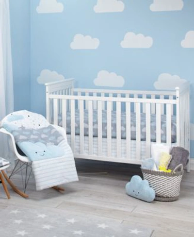 Nojo Happy Little Clouds Nursery Collection Bedding In Blue