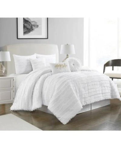 Nanshing Suva Comforter Sets Bedding In White
