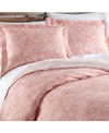 Southshore Fine Linens Perfect Paisley Down Alt 3 Piece Reversible Comforter Set Bedding In Coral