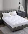 Royal Luxe Classic Quilted Down Alternative Mattress Pad Collection In White