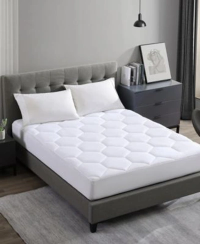 Royal Luxe Classic Quilted Down Alternative Mattress Pad Collection In White