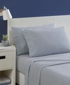 Nautica Harmead Cotton Percale Sheet Set Collection Bedding In Open Navy