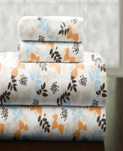 Pointehaven Heavy Weight Cotton Flannel Sheet Set Bedding In Wntrbrz