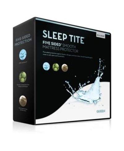 Malouf Sleep Tite 5 Sided Mattress Protector Collection In White